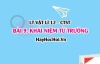 Khái niệm từ trường, từ phổ là gì? Cảm ứng từ, đường sức từ là gì? Vật lí 12 bài 9 CTST